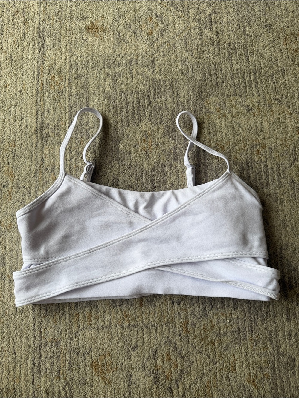 ALO Yoga Enso White Bralette Top